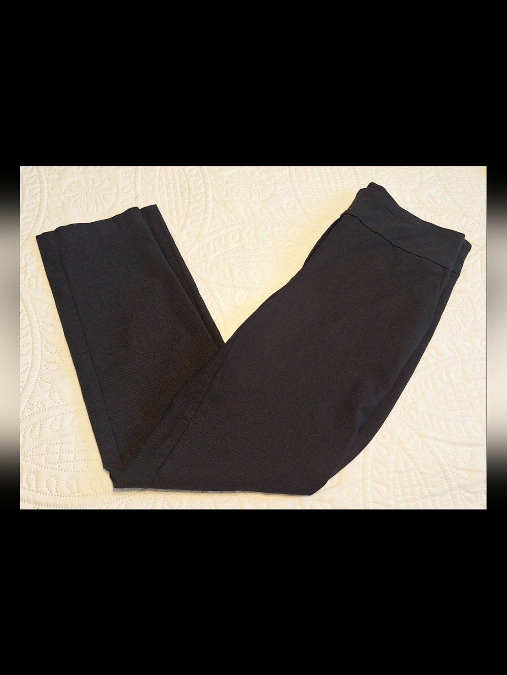 S.C. & Co. Women's Straight-Leg Pants in Black